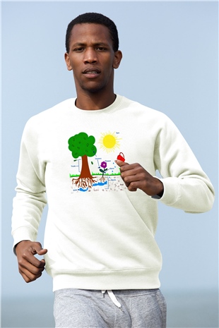Agronomist Beyaz Unisex Sweatshirt