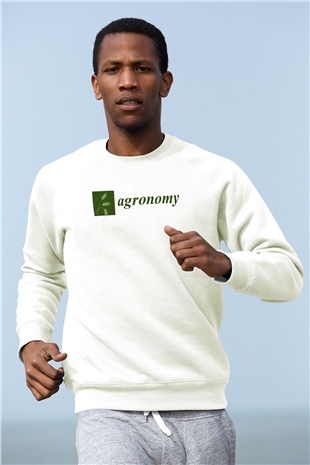 Agronomist Beyaz Unisex Sweatshirt