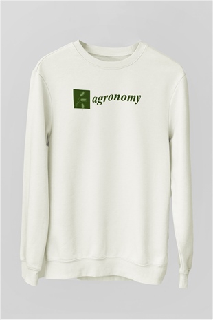 Agronomist Beyaz Unisex Sweatshirt
