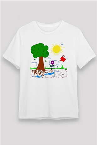 Agronomist Beyaz Unisex Tişört T-Shirt - TişörtFabrikası