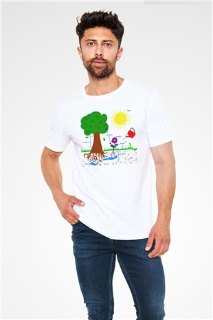 Agronomist Beyaz Unisex Tişört T-Shirt - TişörtFabrikası