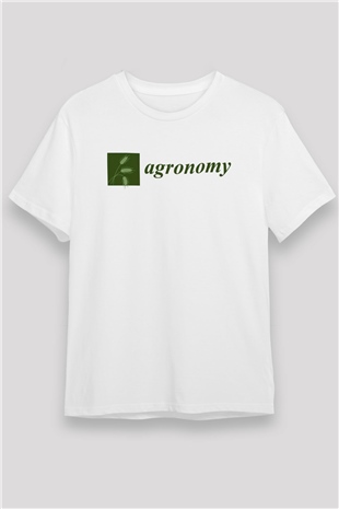 Agronomist Beyaz Unisex Tişört T-Shirt - TişörtFabrikası