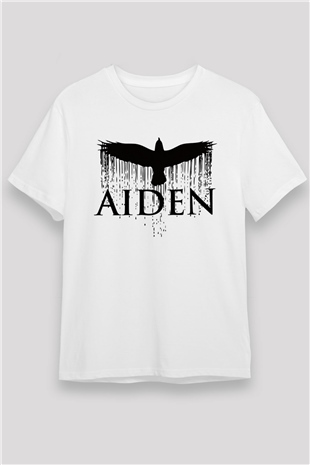 Aiden Beyaz Unisex Tişört T-Shirt - TişörtFabrikası