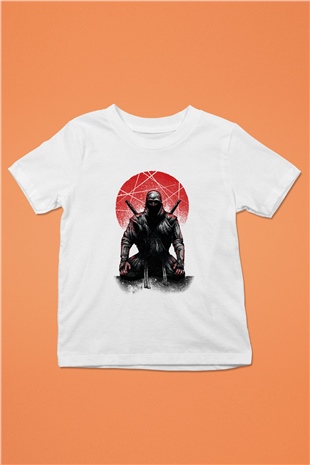Aikido Baskılı Beyaz Unisex Çocuk Tişört