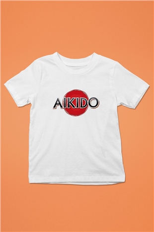 Aikido Beyaz Unisex Çocuk Tişört