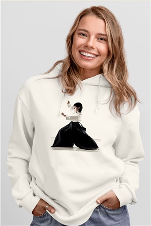 Aikido Beyaz Unisex Hoodie