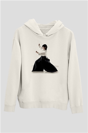 Aikido Beyaz Unisex Hoodie