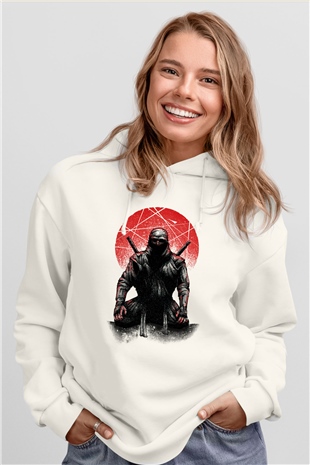 Aikido Beyaz Unisex Hoodie