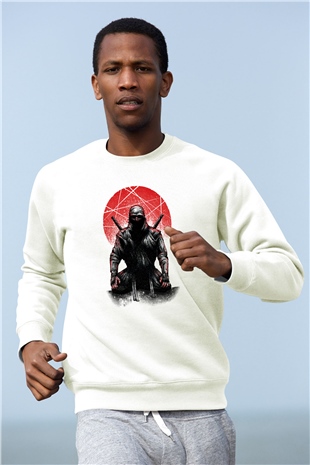 Aikido Beyaz Unisex Sweatshirt