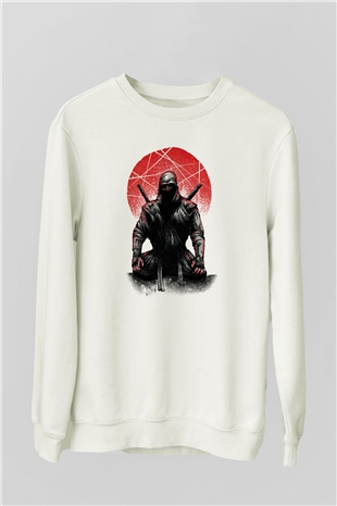 Aikido Beyaz Unisex Sweatshirt