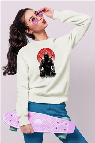 Aikido Beyaz Unisex Sweatshirt