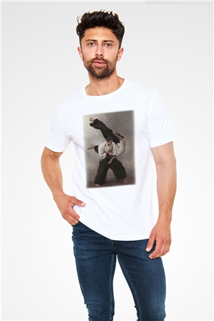 Aikido Beyaz Unisex Tişört T-Shirt - TişörtFabrikası