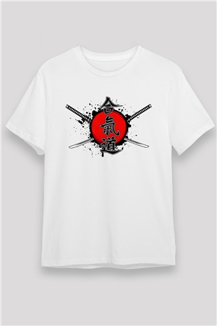 Aikido Beyaz Unisex Tişört T-Shirt - TişörtFabrikası