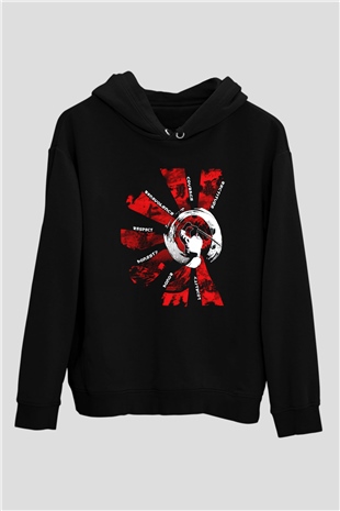 Aikido Siyah Unisex Hoodie