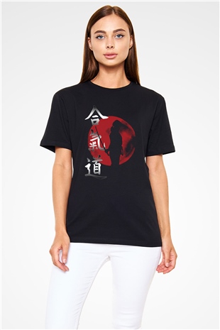 Aikido Siyah Unisex Tişört T-Shirt - TişörtFabrikası
