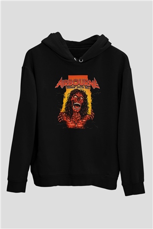 Airbourne Siyah Unisex Hoodie
