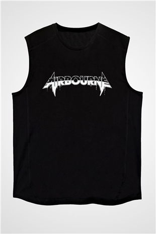 Airbourne Siyah Unisex Kolsuz Tişört