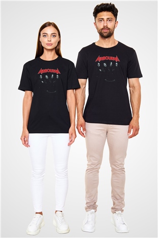 Airbourne Siyah Unisex Tişört T-Shirt - TişörtFabrikası