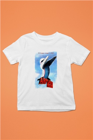 Airplane Beyaz Unisex  Çocuk Tişört