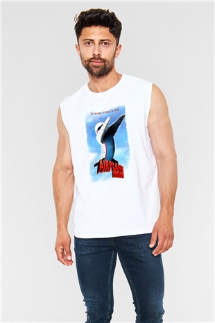 Airplane Beyaz Unisex  Kolsuz Tişört