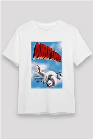 Airplane Beyaz Unisex Tişört