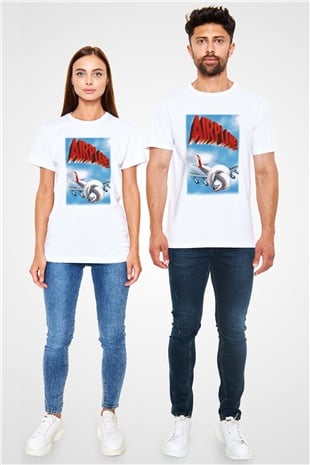 Airplane Beyaz Unisex Tişört