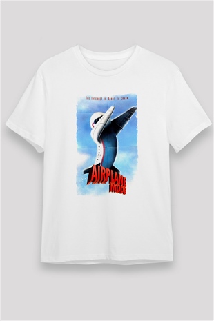 Airplane Beyaz Unisex Tişört