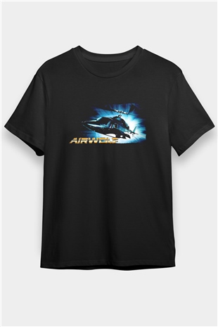 Airwolf Siyah Unisex Tişört