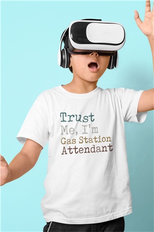 Akaryakıt Beyaz Unisex Çocuk Tişört