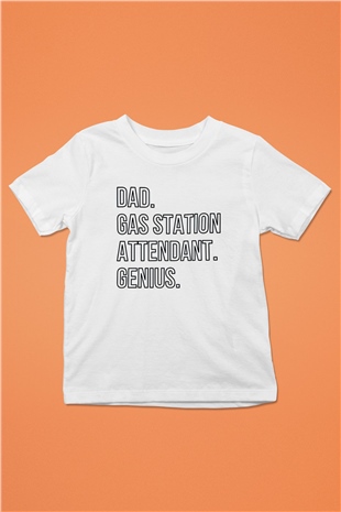 Akaryakıt Beyaz Unisex Çocuk Tişört