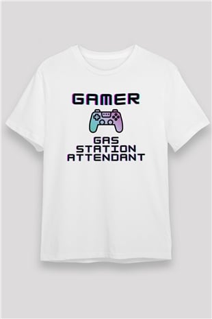 Akaryakıt Beyaz Unisex Tişört T-Shirt - TişörtFabrikası