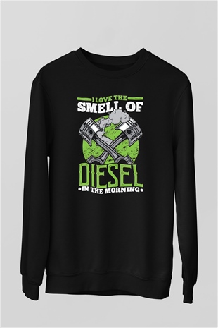 Akaryakıt Siyah Unisex Sweatshirt
