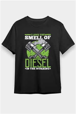 Akaryakıt Siyah Unisex Tişört T-Shirt - TişörtFabrikası