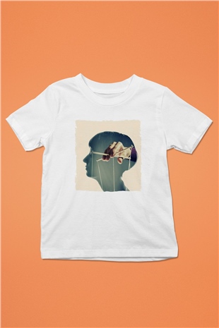 Akıl Oyunları Baskılı Unisex Beyaz  Çocuk Tişört