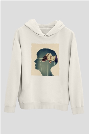 Akıl OyunlarıBeyaz  Unisex Hoodie