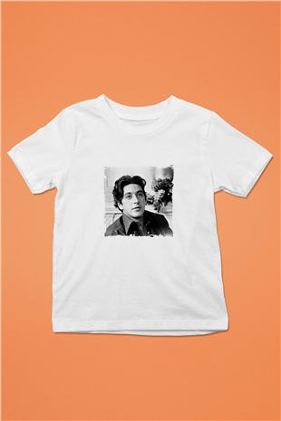 Al Pacino Unisex Baskılı Beyaz Çocuk Tişört