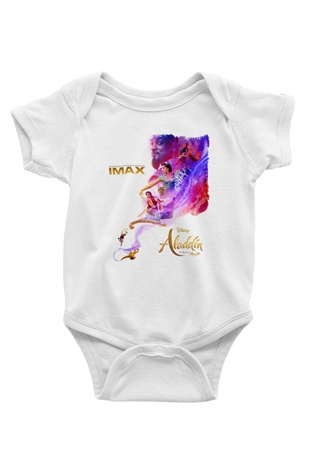 Aladdin Beyaz Bebek Body - Zıbın