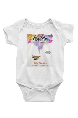 Aladdin Beyaz Bebek Body - Zıbın