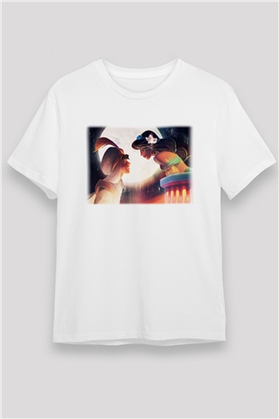Aladdin Beyaz Unisex Tişört T-Shirt