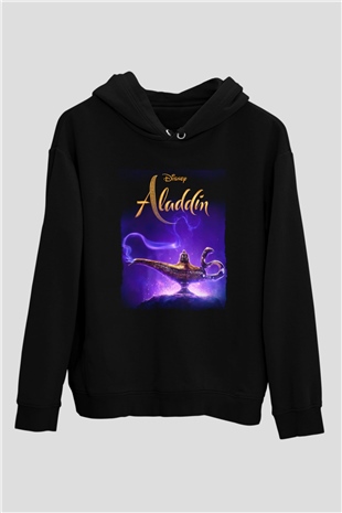 Aladdin Siyah Unisex Hoodie