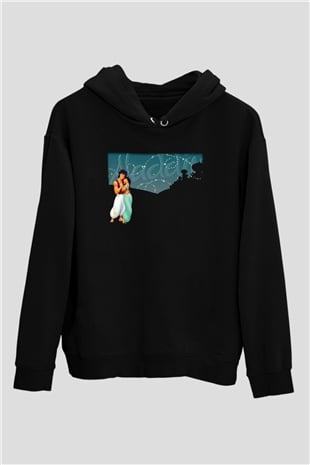 Aladdin Siyah Unisex Hoodie