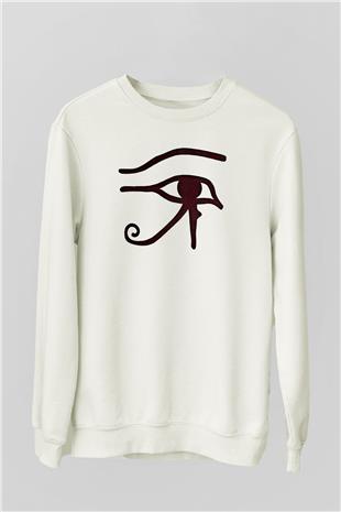 Alan Persons Project Baskılı Beyaz Unisex Sweatshirt