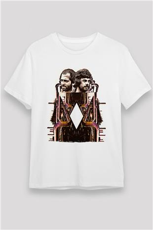 Alan Persons Project Baskılı Unisex Beyaz Tişört - Tshirt