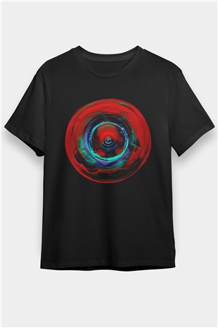 Alan Persons Project Baskılı Unisex Siyah Tişört - Tshirt