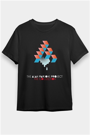 Alan Persons Project Baskılı Unisex Siyah Tişört - Tshirt