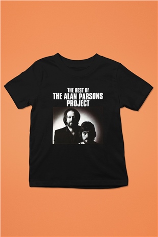 Alan Persons Project Baskılı Unisex Siyah Çocuk Tişört - Tshirt