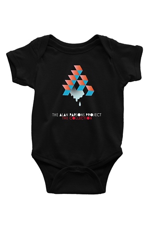 Alan Persons Project Baskılı Unisex Siyah Bebek Body - Zıbın