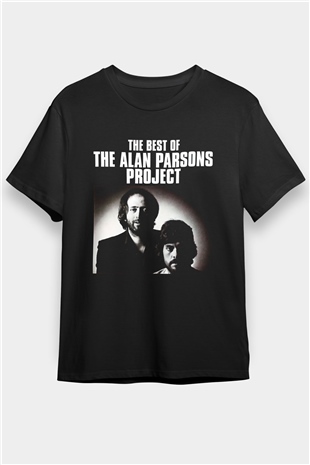 Alan Persons Project Baskılı Unisex Siyah Tişört - Tshirt