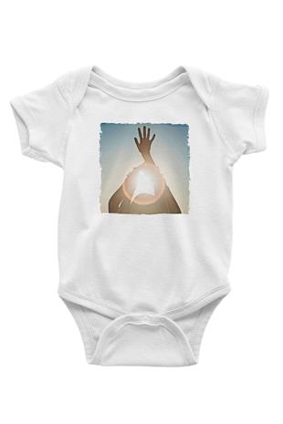 Alcest Baskılı Beyaz Unisex Bebek Body - Zıbın