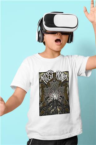 Alcest Baskılı Beyaz Unisex Beyaz Çocuk Tişört - Tshirt